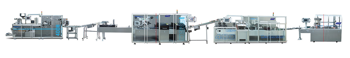 HCL-400II 高速泡罩/枕包/装盒/透明膜三维包装机药品包装生产线